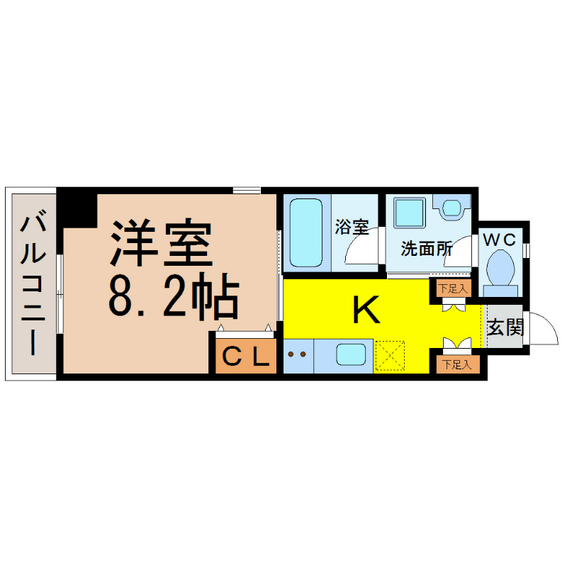 ＧｒａｎｄＳｔａｇｅ今池（グランドステージ今池） 間取り