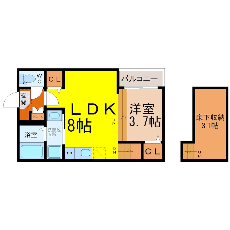 ハーモニーテラス中村公園 間取り