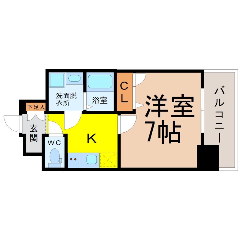 エスリード大須観音プリモ 間取り