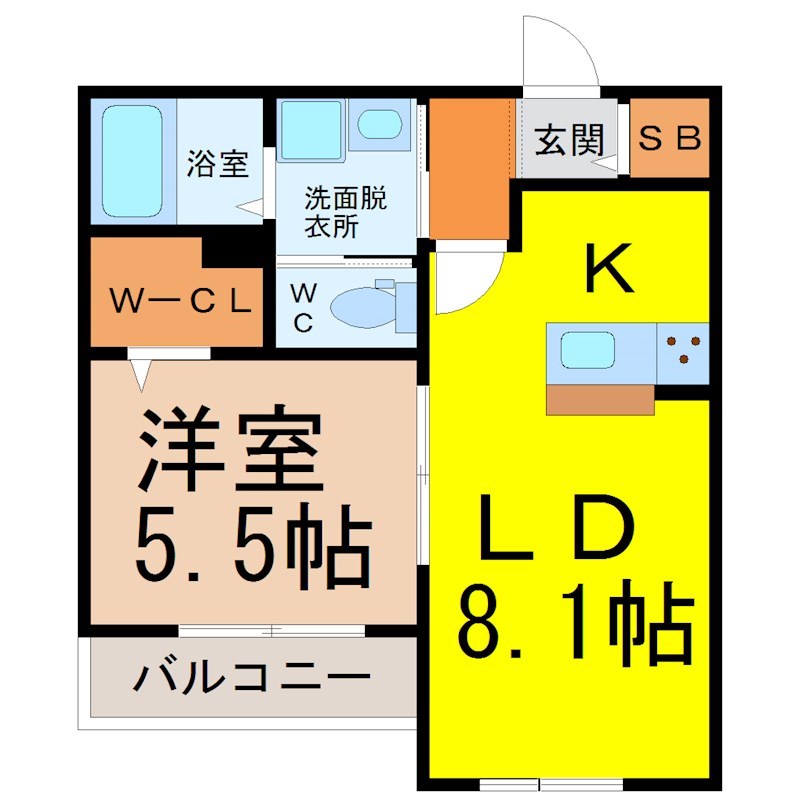 Ｅｖｅｒｇａｒｄｅｎ千種II 間取り