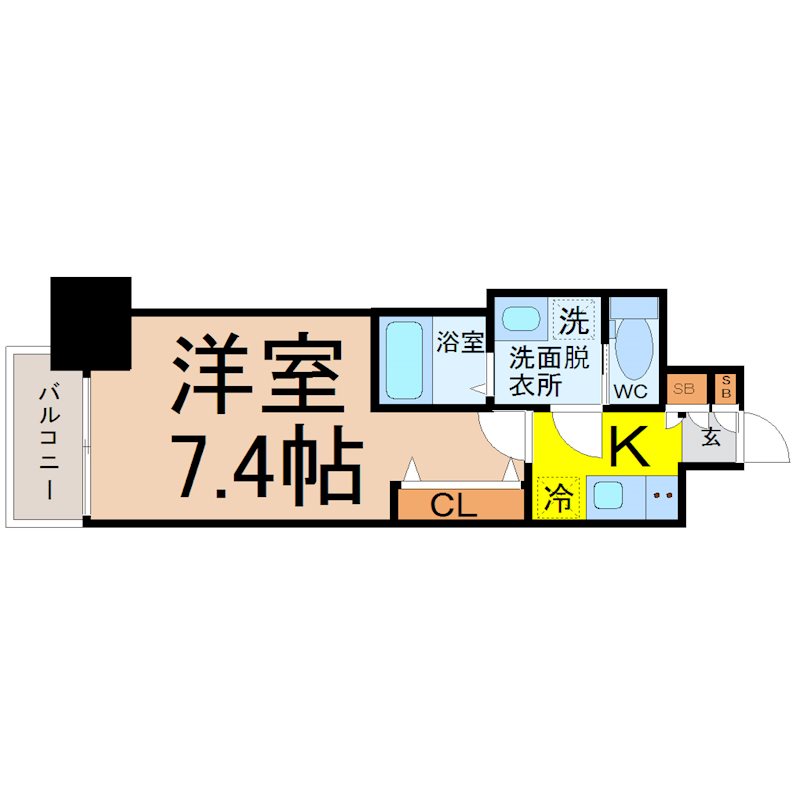 S-RESIDENCE名駅南 間取り