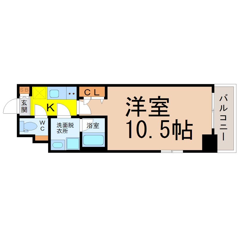 ディアレイシャス大須観音 間取り