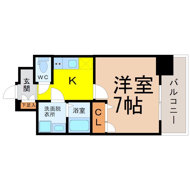 エスリード大須観音プリモ 間取り