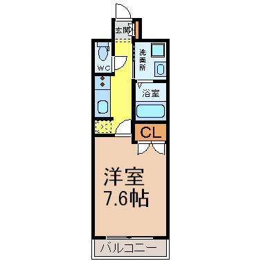 メゾンドガスパール名駅 間取り