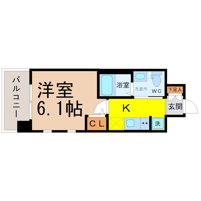 Ｌｉｖｅ　Ｃａｓａ堀田 間取り
