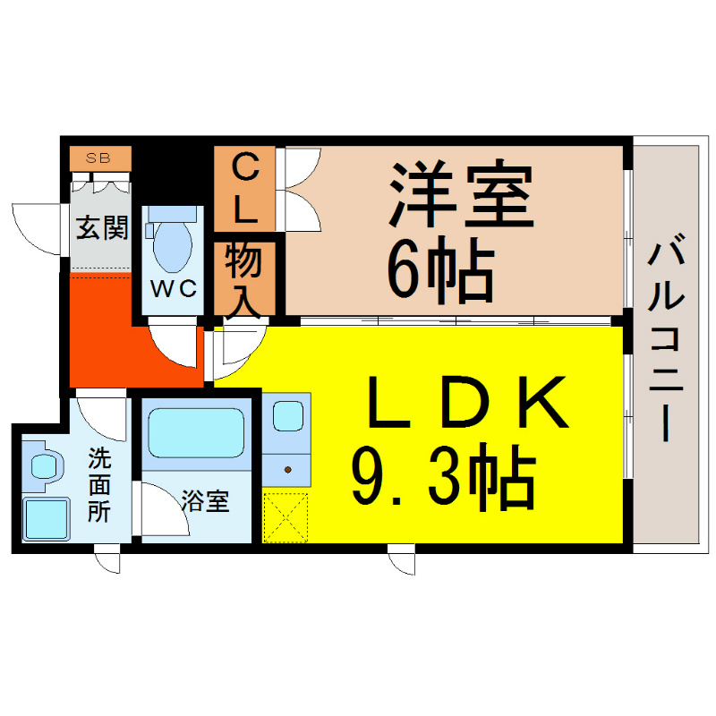 ロータス亀島 間取り