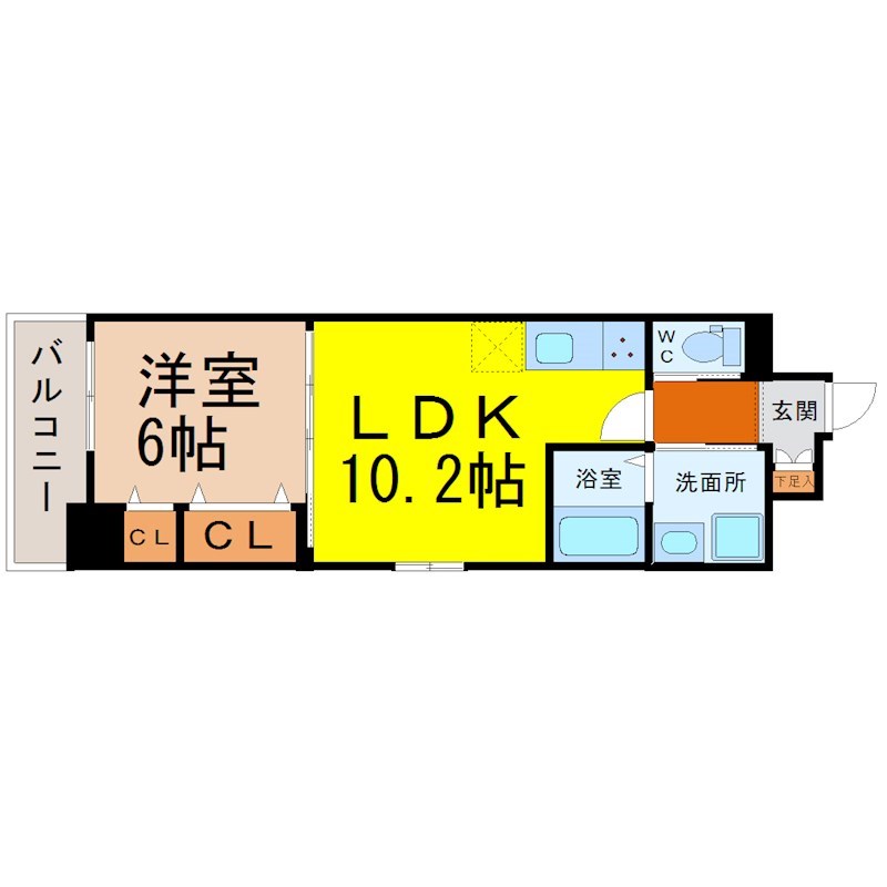 Ｄ＆Ｄｅｓｉｇｎレジデンス鶴舞 間取り