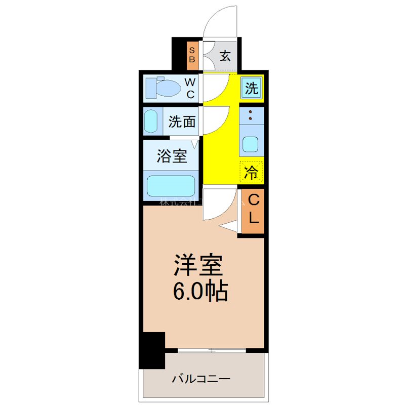 メイクス今池02（イマイケツー） 間取り