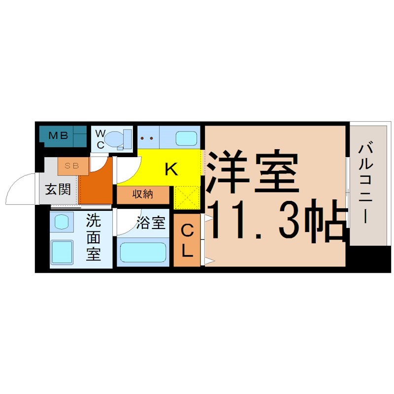 ＦＲＥＮＣＩＡ　ＮＯＩＥ名駅 間取り