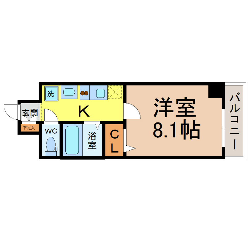 ルラシオン阿由知通 間取り