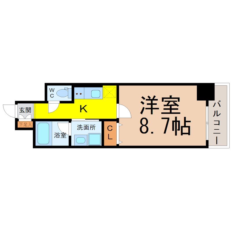パークゲート栄白川 間取り