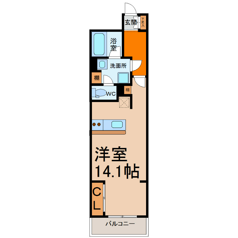 ロイジェント栄 間取り