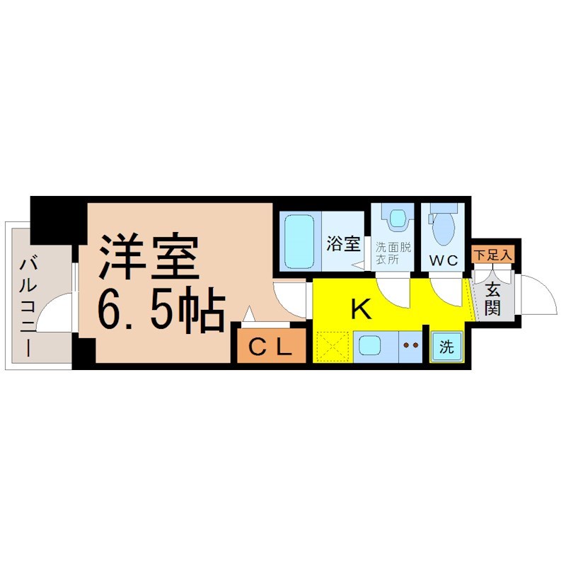 メイクス矢場町II 間取り