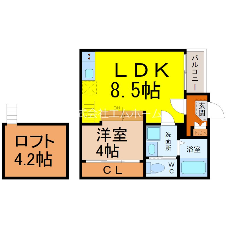 ハーモニーテラス中村公園 間取り