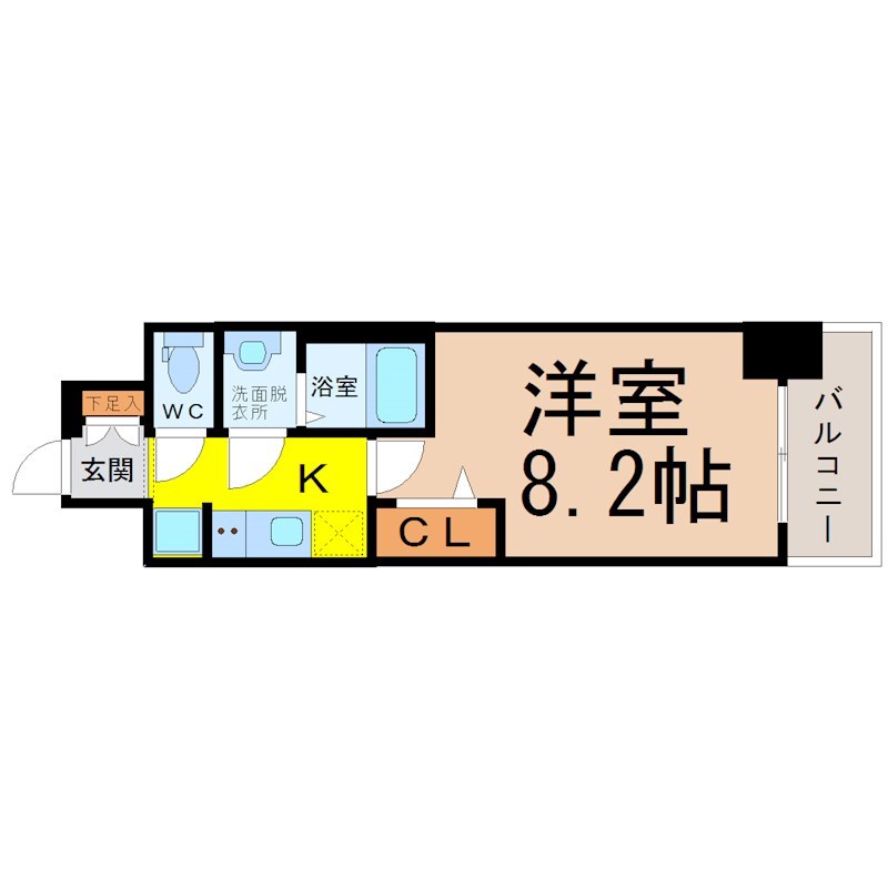 プレサンス上前津プレス 間取り