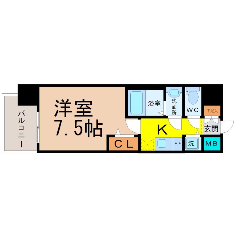 プレサンス大須観音 間取り