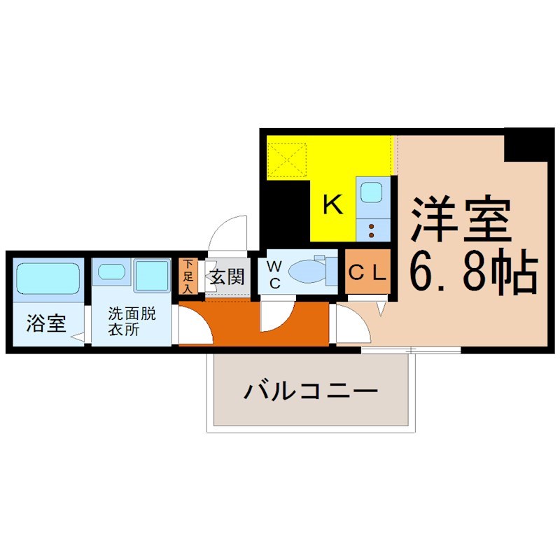 Ｓ－ＲＥＳＩＤＥＮＣＥ上前津 間取り