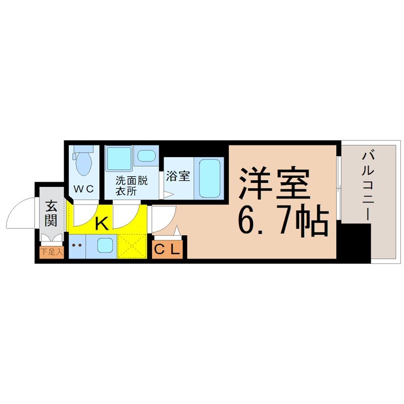Ｓ－ＲＥＳＩＤＥＮＣＥ上前津 間取り