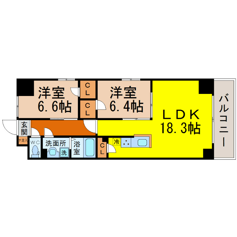 Ｓ－ＦＯＲＴ鶴舞ａｒｔｓ 間取り