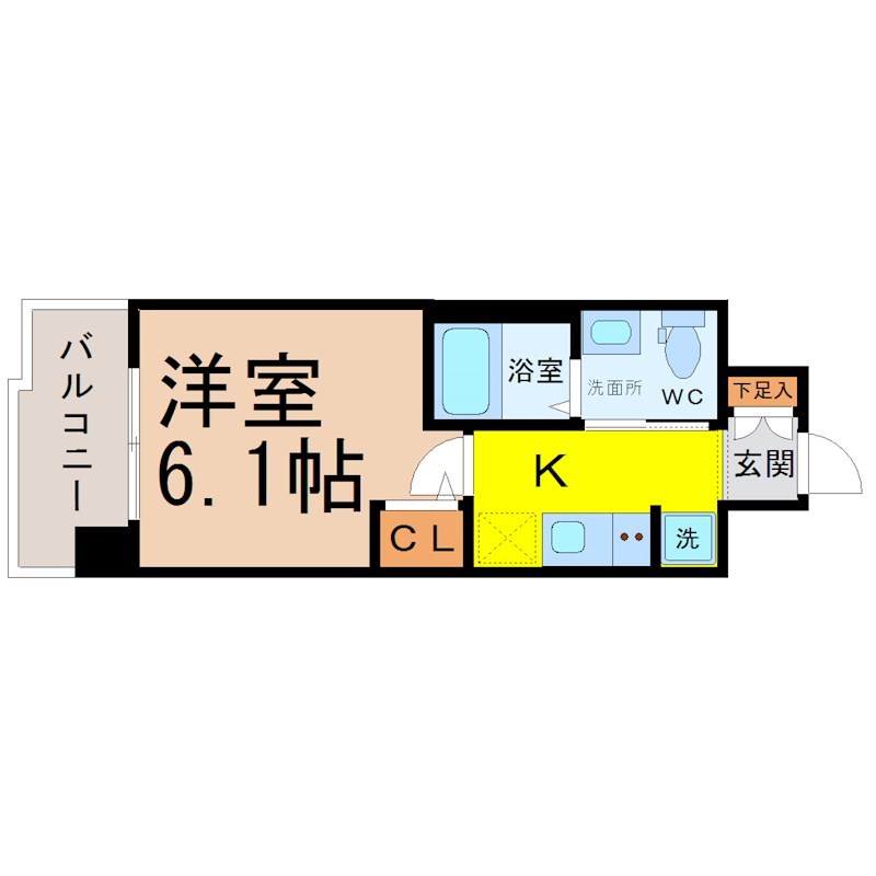 Ｌｉｖｅ　Ｃａｓａ堀田 間取り