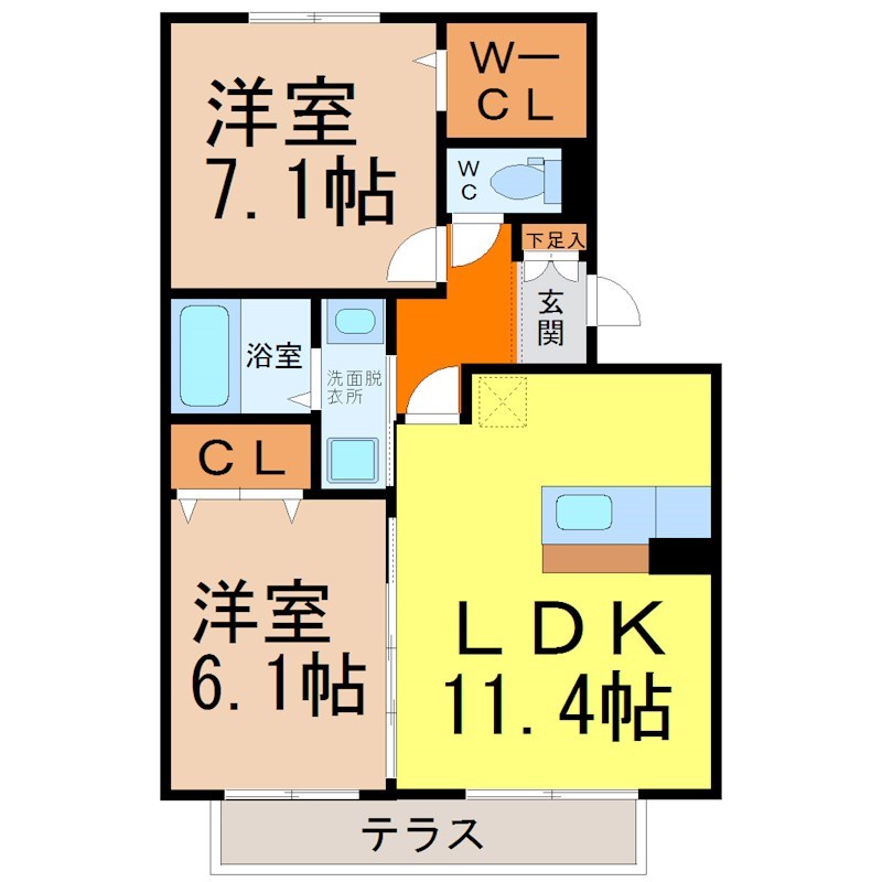 キャピタル大幸 間取り