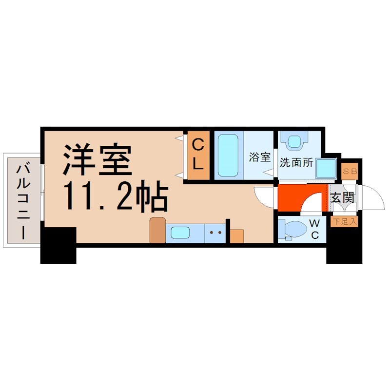 ＵＯＯＭＡＭＩＳＯＲＡ（ウーマミソラ） 間取り