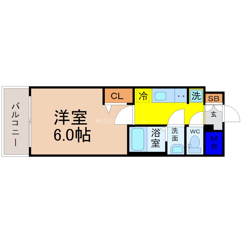 プレサンス新栄ユリシス 間取り