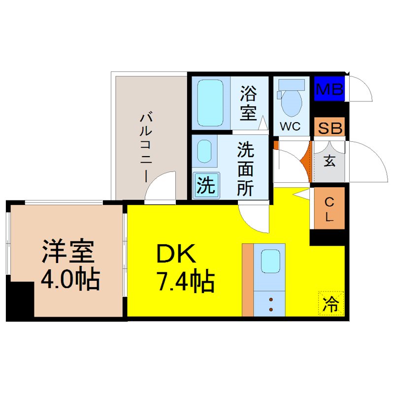 プレサンス今池駅前フェルディノ 間取り