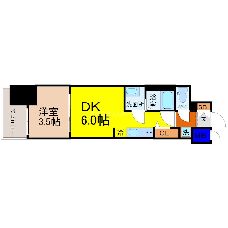 プレサンス今池駅前フェルディノ 間取り