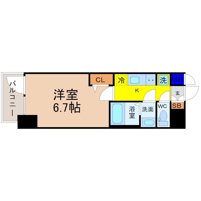 プレサンス新栄アーバンフロー 間取り