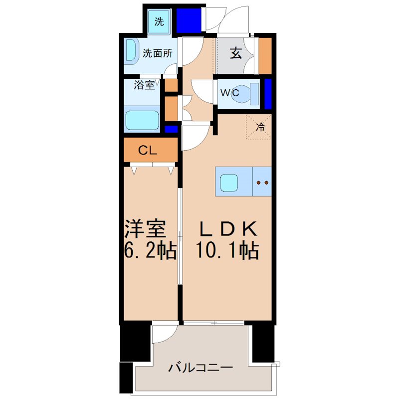 プレサンス丸の内リラティ 間取り