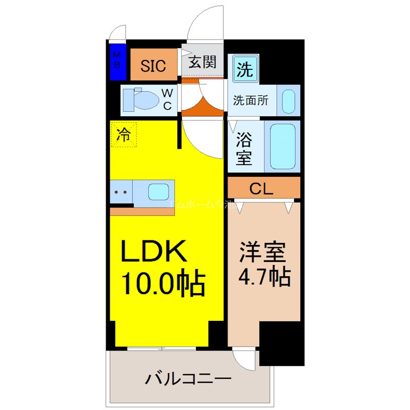 プレサンス広小路通今池 間取り