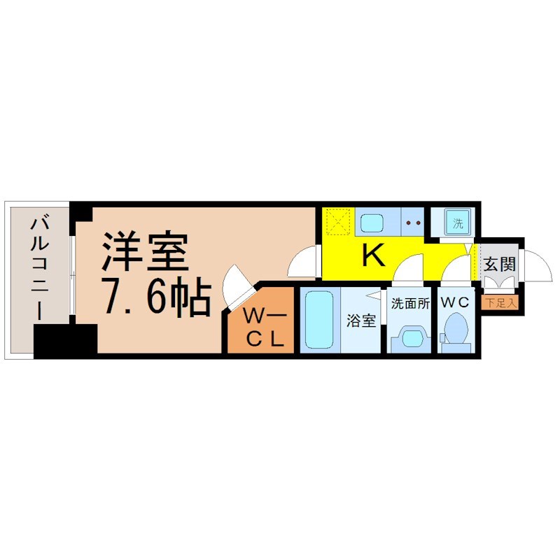 プレサンス栄ライズ 間取り