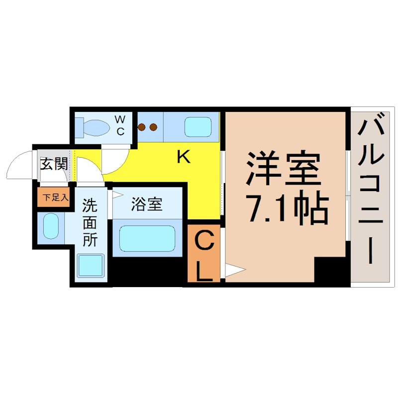 プランドール名駅 間取り