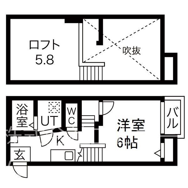 Creo中村公園七番館 間取り