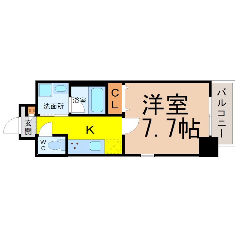 カーサニア尾頭橋 間取り