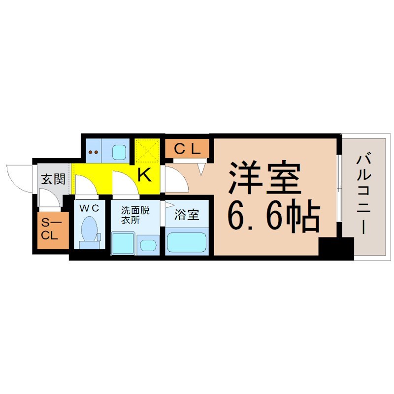 Ｓ－ＲＥＳＩＤＥＮＣＥ上前津Ｓｏｕｔｈ 間取り