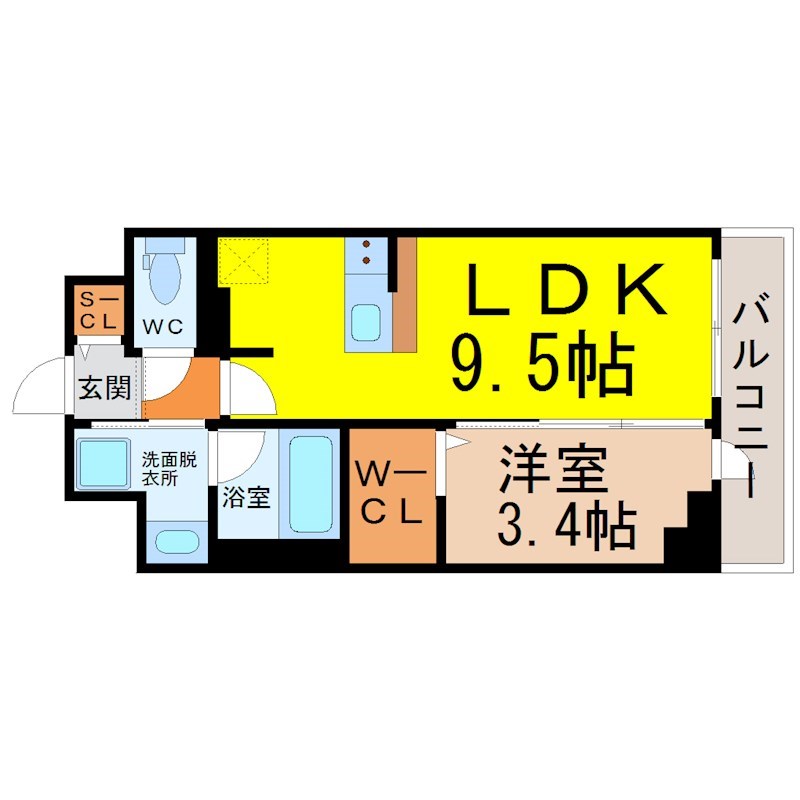 ＲＥＳＩＤＥＮＣＥ　ＴＡＣＨＩＢＡＮＡ 間取り
