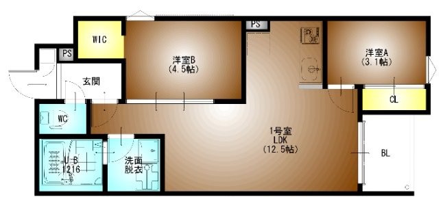 REGALEST東枇杷島 間取り