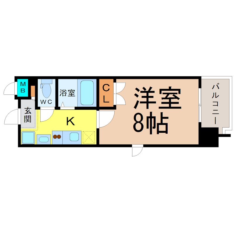 パルティール上前津 間取り