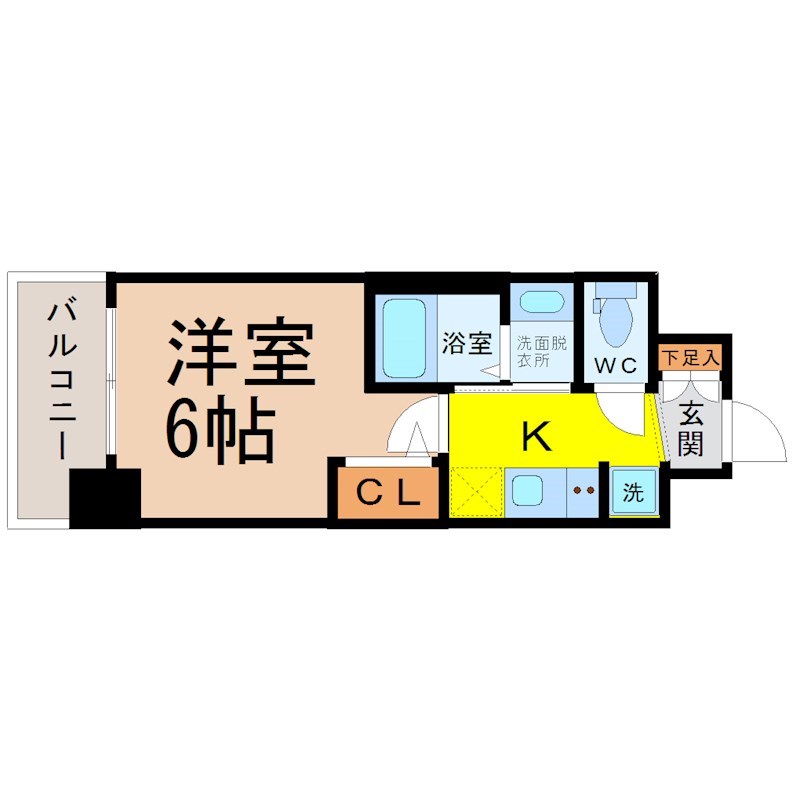 エステムコート名古屋新栄IIアリーナ 間取り