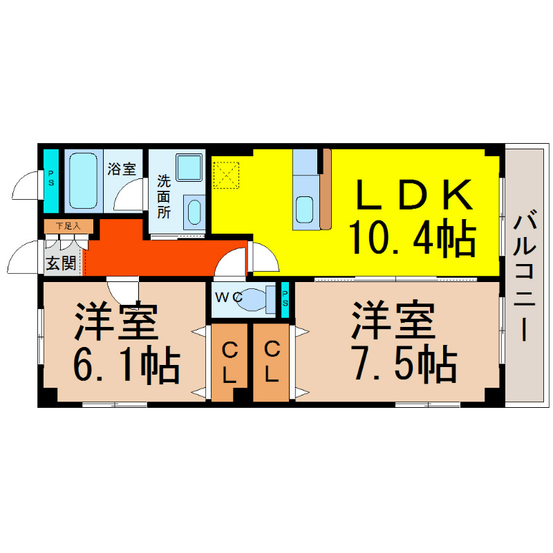 グランハートＭ 間取り