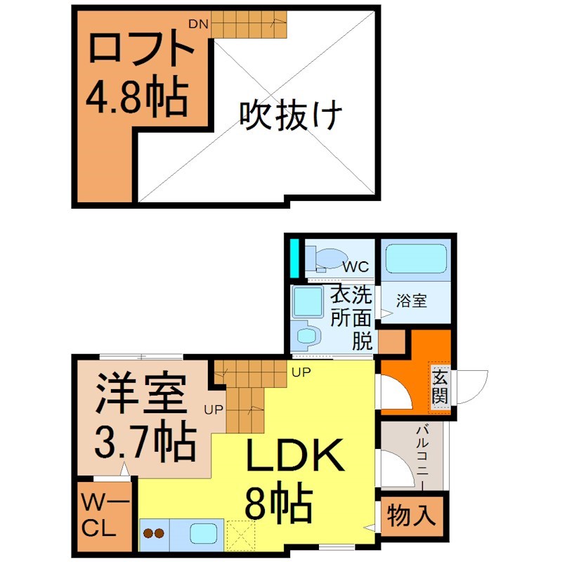 ＣＡＳＡＦＩＯＲＥ浅間町 間取り