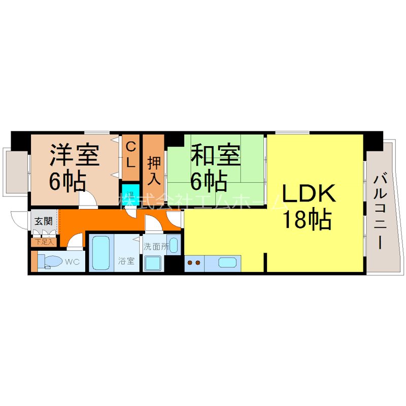 リーベンイセヤマ 間取り