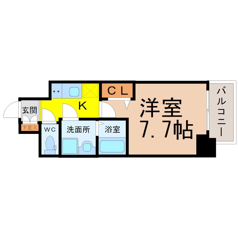 プレサンス桜通ザ・タイムズ 間取り