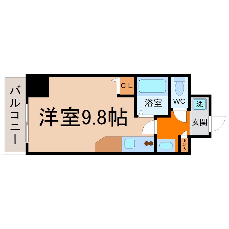 サン・アペックス名駅 間取り