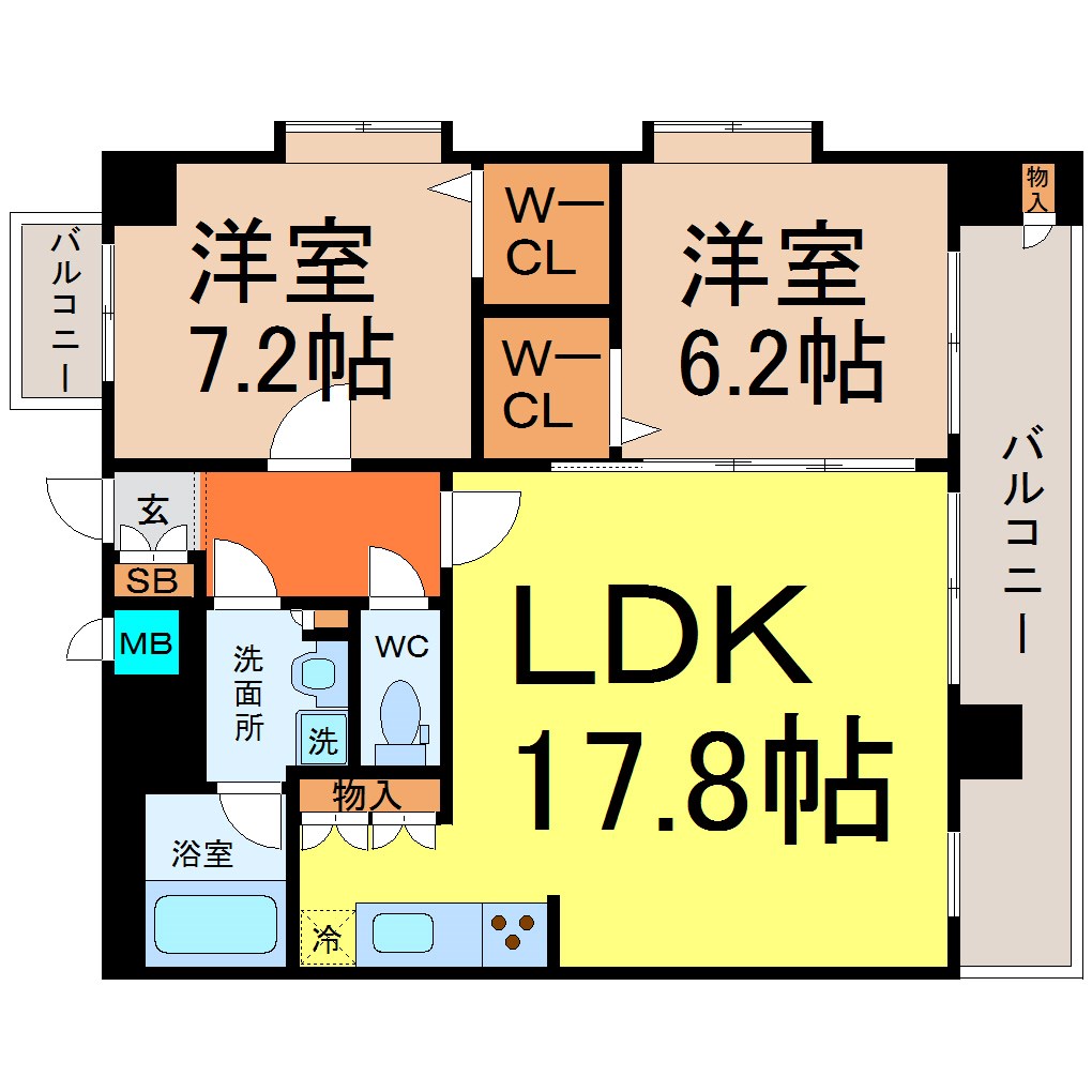 プロビデンス葵タワー 間取り