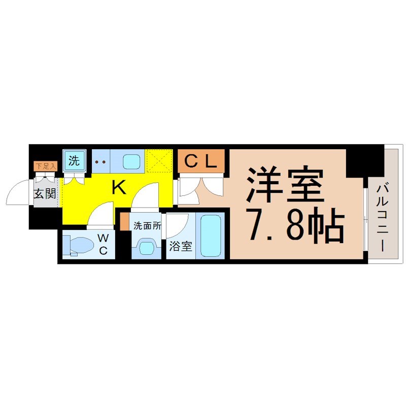 コンフォート新栄 間取り