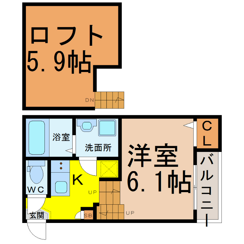 Ｙ’ｓＳｑｕａｒｅ名城公園（ワイズスクエア名城公園） 間取り