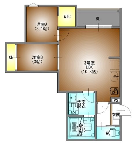 REGALEST中村日赤 間取り